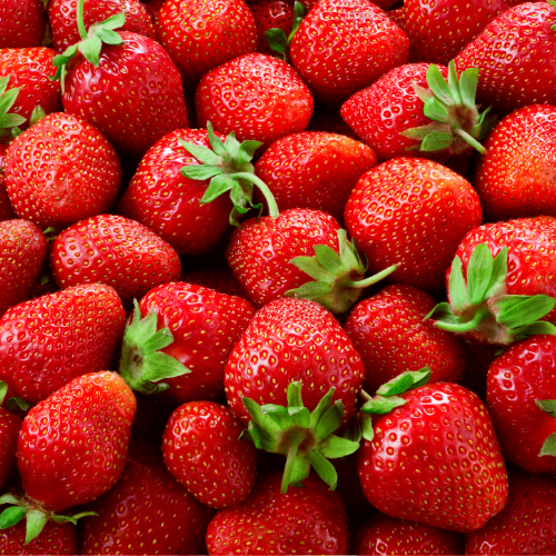 Note de tête : Fraise - Arôme de thé