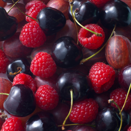 Purée de fruits rouges